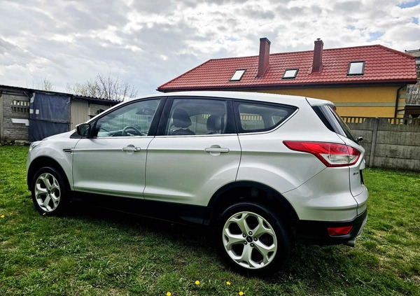 Ford Kuga cena 53900 przebieg: 199000, rok produkcji 2014 z Zielonka małe 436